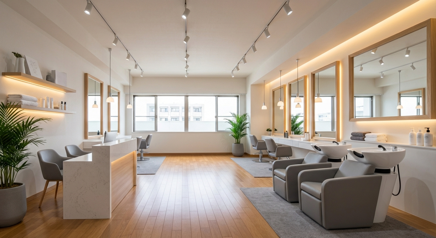 モダンデザインで集客力UP！美容室の内装デザイン徹底ガイド