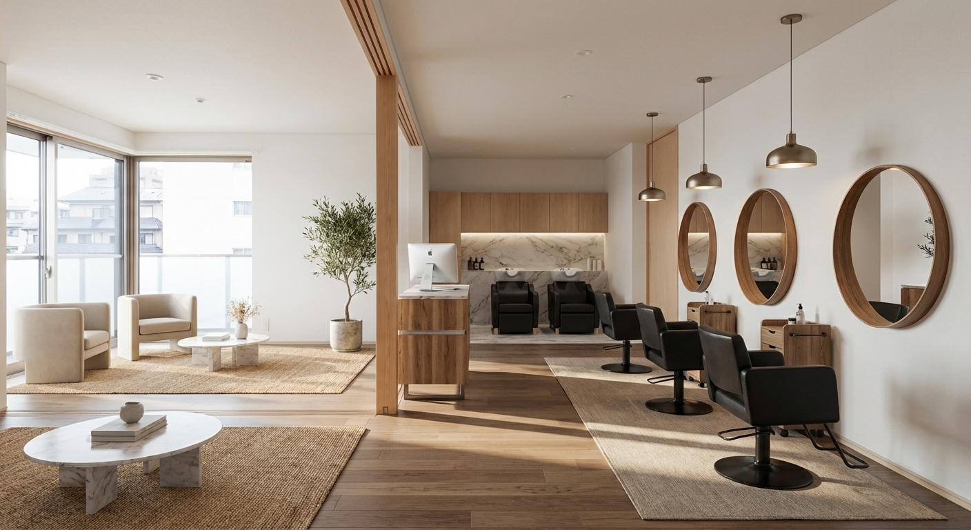 モダンな美容室で集客を最大化！内装デザインと集客戦略の秘訣
